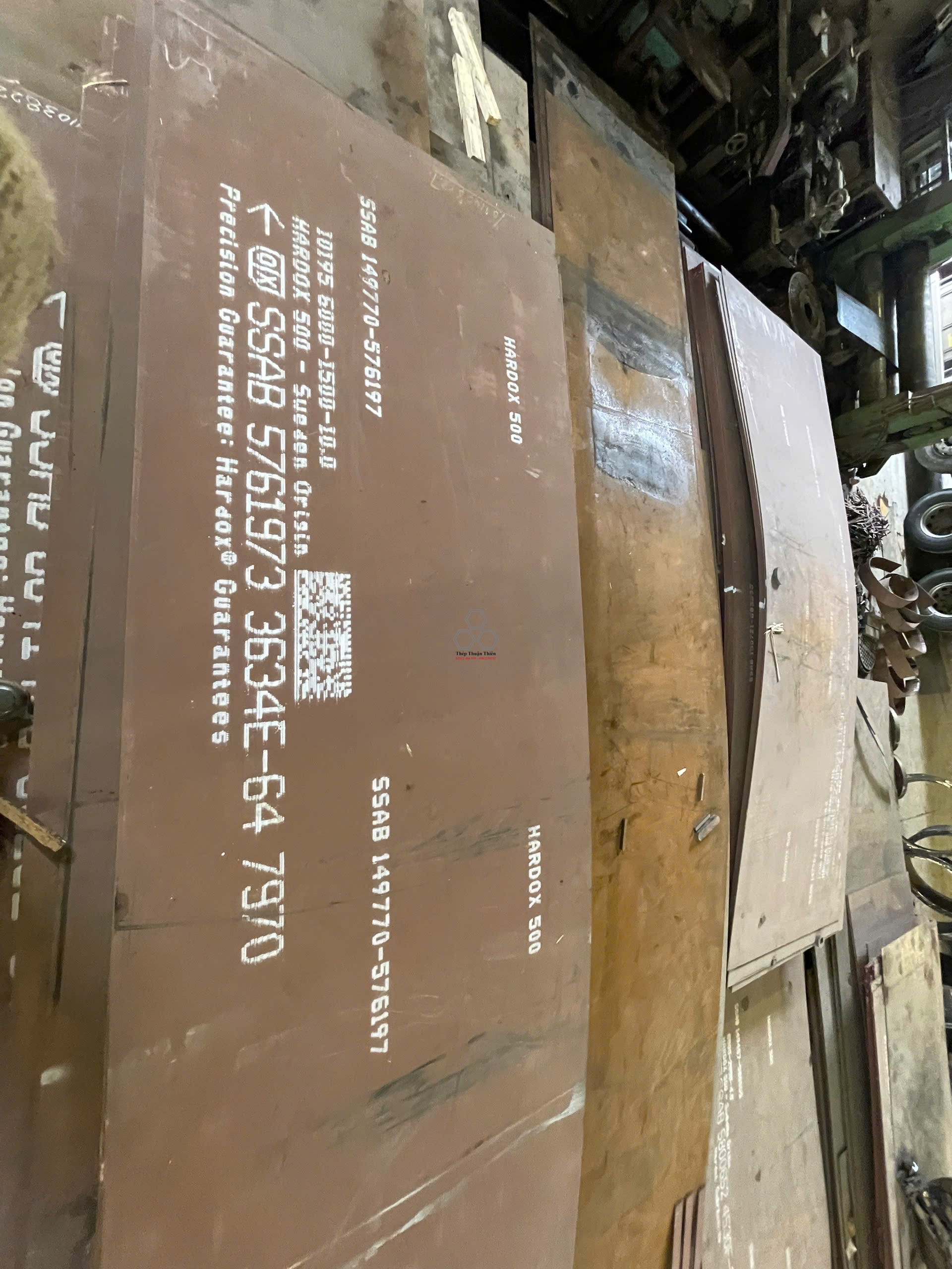 Thép tấm hardox nhập khẩu thụy điển